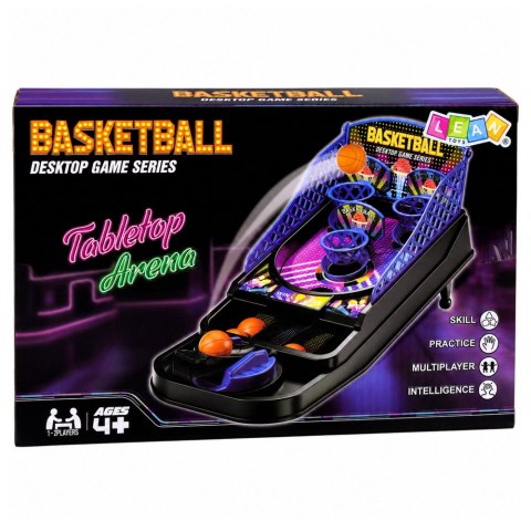 LEAN Toys Mini Koszykówka Stołowa Gra Zręcznościowa 3 Kosze Wyrzutnia