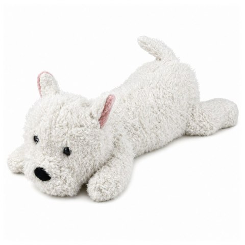 LEAN Toys Pluszowy Pies West Highland Przytulanka Maskotka Biały 40 cm