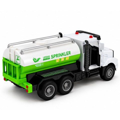 LEAN Toys Pojazd Komunalny Metalowa Kabina Napęd Otwierane Drzwi Światła Dźwięki 1:46