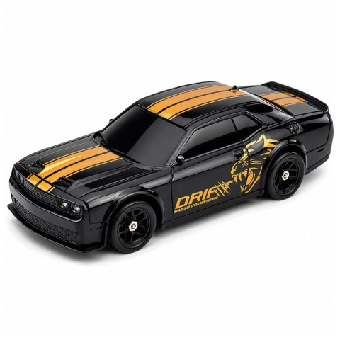 LEAN Toys Samochód Sportowy Do Driftu RC Wymienna Karoseria Koła 4WD Czarny 1:43