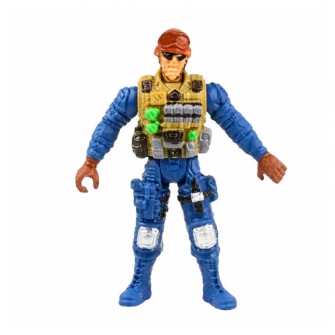 LEAN Toys Samolot Szturmowy Wojskowy Figurka Żołnierza Wyrzutnie Światła Dźwięki