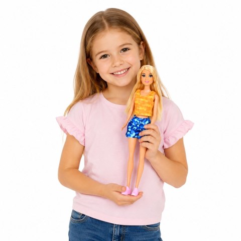 LEAN Toys Zestaw Lalka Anlily Duży Helikopter Ruchome Śmigła Zestaw Fioletowy