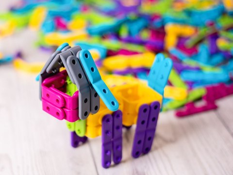 Meli Klocki Mublo kolorowe zginane patyczki 100 elementów 50505 ZA4989