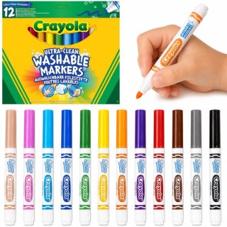 Crayola Zestaw pisaków do rysowania 12 el. ZA6722