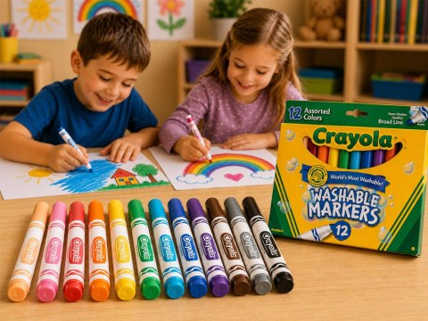 Crayola Zestaw pisaków do rysowania 12 el. ZA6722
