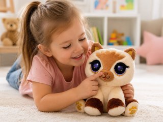 Hasbro Hasbro Littlest Pet Shop maskotka beżowy KOTEK 16cm ZA6725