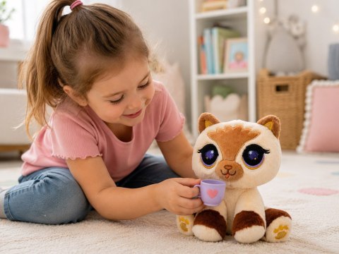 Hasbro Hasbro Littlest Pet Shop maskotka beżowy KOTEK 16cm ZA6725