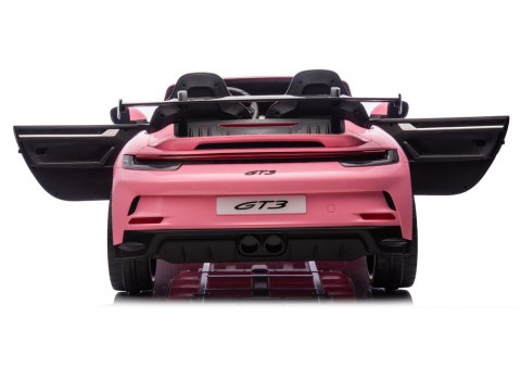 LEAN CARS Auto Na Akumulator DK-P911 Porsche GT3 24V Różowy