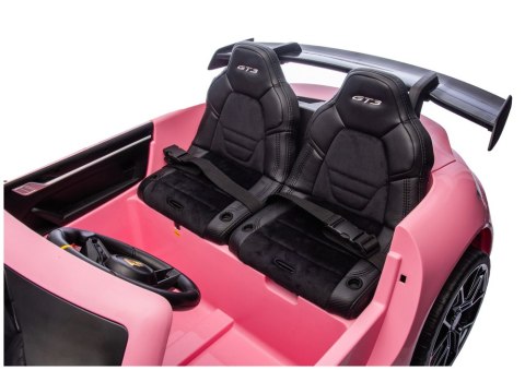 LEAN CARS Auto Na Akumulator DK-P911 Porsche GT3 24V Różowy