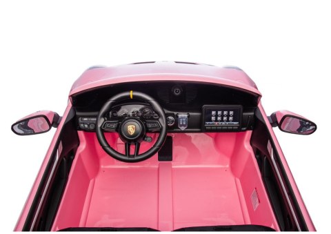 LEAN CARS Auto Na Akumulator DK-P911 Porsche GT3 24V Różowy