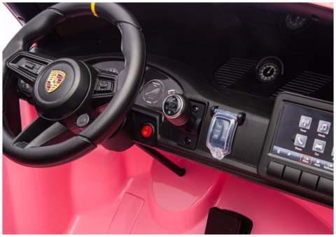 LEAN CARS Auto Na Akumulator DK-P911 Porsche GT3 24V Różowy