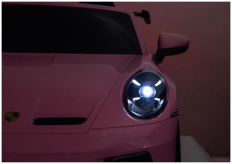 LEAN CARS Auto Na Akumulator DK-P911 Porsche GT3 24V Różowy
