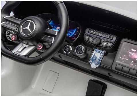 LEAN CARS Pojazd Na Akumulator Mercedes AMG DK-GT63 24V Biały