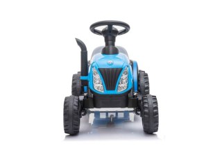 LEAN CARS Traktor Na Akumulator z Przyczepą A009 Niebieski