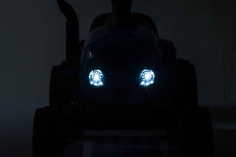 LEAN CARS Traktor Na Akumulator z Przyczepą A009 Niebieski