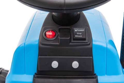 LEAN CARS Traktor Na Akumulator z Przyczepą A009 Niebieski