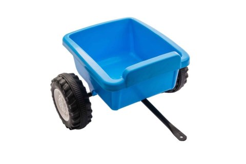 LEAN CARS Traktor Na Akumulator z Przyczepą A009 Niebieski