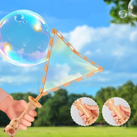 LEAN TOYS Bańki Mydlane Duża Różdżka Rozkładana Kapibara 49,5 cm 100 ml