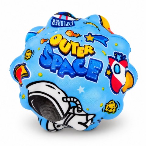 LEAN TOYS Piłeczka Piankowa z Wypustkami Do Odbijania Antystresowa Kosmos 7cm