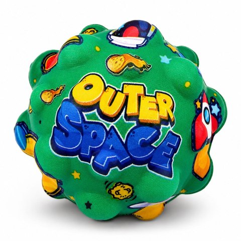 LEAN TOYS Piłeczka Piankowa z Wypustkami Do Odbijania Antystresowa Kosmos 7cm