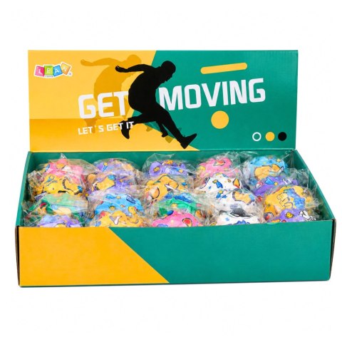LEAN TOYS Piłeczka Piankowa z Wypustkami Do Odbijania Antystresowa Kosmos 7cm