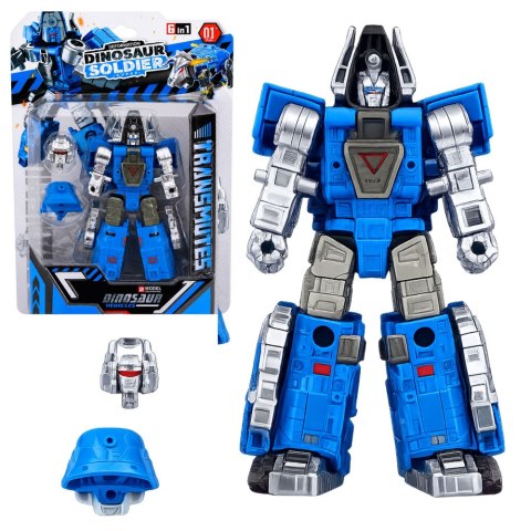 LEAN TOYS Robot Dinozaur 2w1 Zmieniający Się Ruchome Elementy Figurka Mix