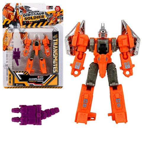 LEAN TOYS Robot Dinozaur 2w1 Zmieniający Się Ruchome Elementy Figurka Mix