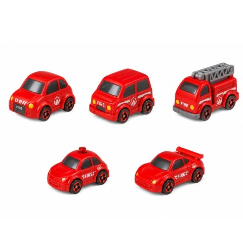 LEAN Toys Interaktywny Tor Parking Samochodowy Warsztat Myjnia 8 Autek Straż Pożarna