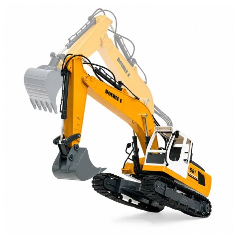 LEAN Toys Koparka Gąsienicowa Zdalnie Sterowana RC Światła Dźwięki Żółta 1:16