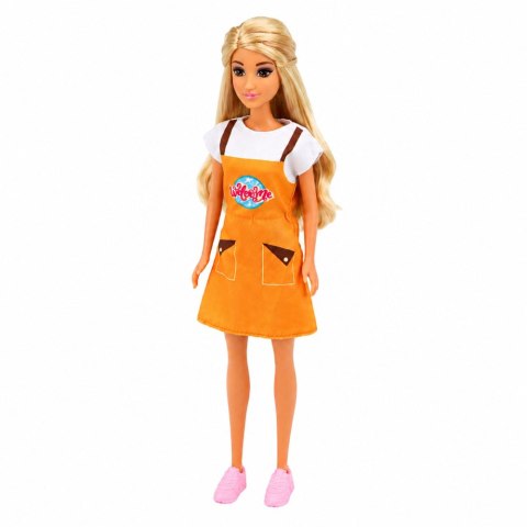 LEAN Toys Lalka Anlily Kasjerka Sprzedawczyni Kasa Sklepowa Produkty Spożywcze