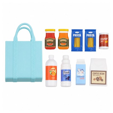 LEAN Toys Lalka Anlily Kasjerka Sprzedawczyni Kasa Sklepowa Produkty Spożywcze