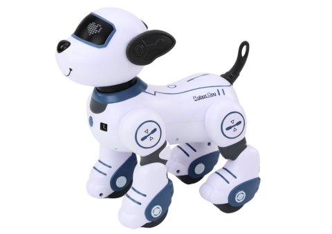 LEAN Toys Robot Pies Interaktywny Zdalnie Sterowany Tańczy Wykonuje Polecenia Niebieski