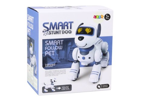 LEAN Toys Robot Pies Interaktywny Zdalnie Sterowany Tańczy Wykonuje Polecenia Niebieski
