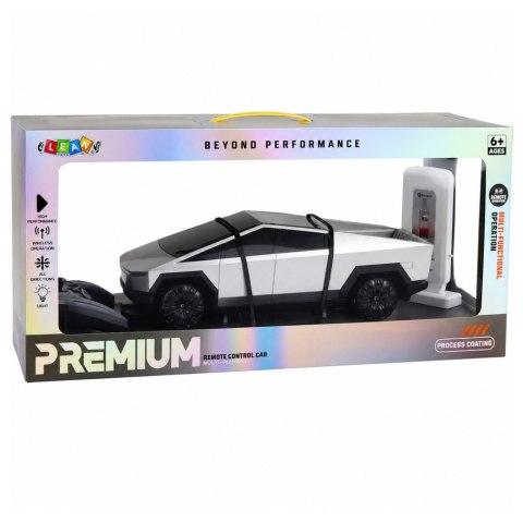 LEAN Toys Samochód Elektryczny Zdalnie Sterowany RC Pickup Stacja Ładująca 1:12