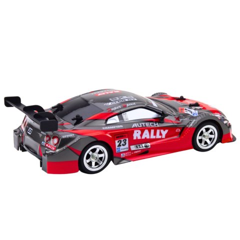 LEAN Toys Samochód Wyścigowy Auto Do Driftu RC Czerwono Czarny 30km/h 1:16