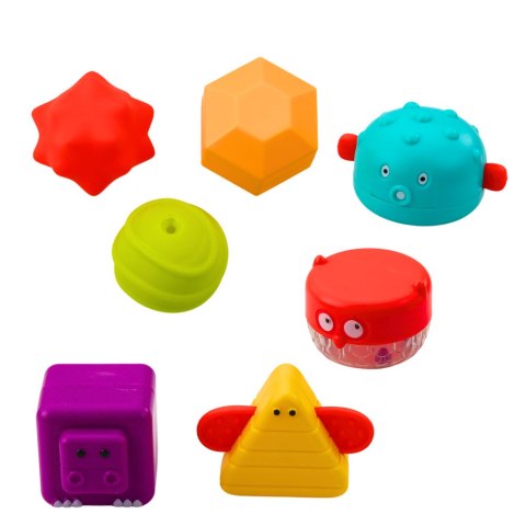 LEAN Toys Walec Kostka Sensoryczna Interaktywna Sorter Światła Dźwięki Kolorowa