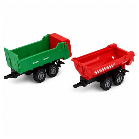 LEAN Toys Zestaw Farma W Traktorze Pojazdy Rolnicze Zwierzęta Figurki Akcesoria 28el.