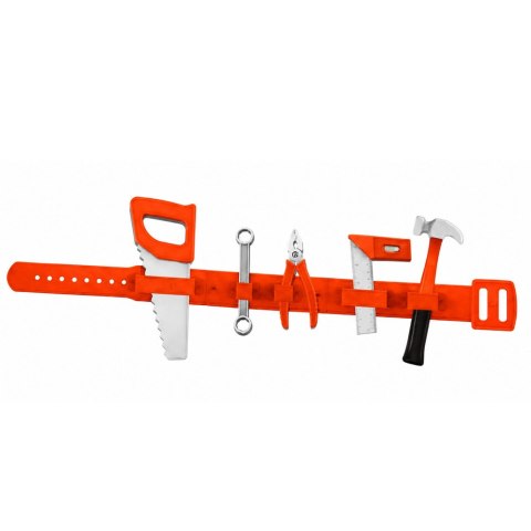 LEAN Toys Zestaw Majsterkowicza Plecak z Narzędziami Wkrętarka Na Baterie Pas