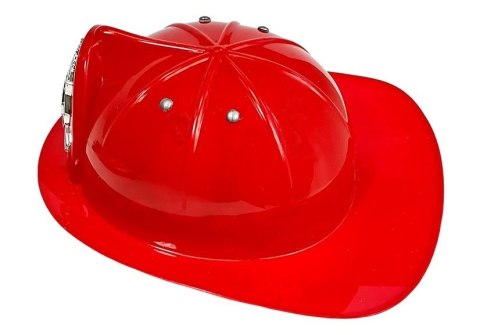 LEAN Toys Zestaw Strażacki Kask Gaśnica Toporek Maska Łom Akcesoria Czerwony