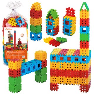 Marioinex Marioinex Klocki konstrukcyjne Wafle worek 170szt. ZA4887