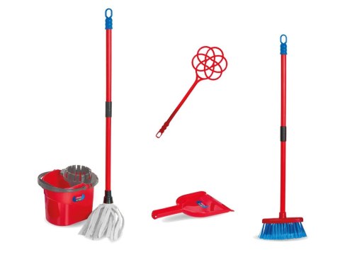 Unogiochi Zestaw do sprzątania Vileda Pulizie dla dzieci Mop, wiadro, miotła ZA6730