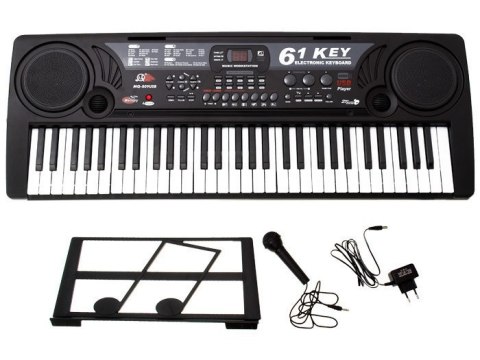 JOKOMISIADA Duże Organy Keyboard MQ-809 USB MIKROFON IN0029