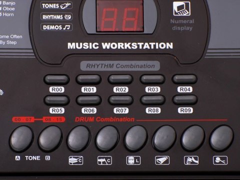 JOKOMISIADA Duże Organy Keyboard MQ-809 USB MIKROFON IN0029