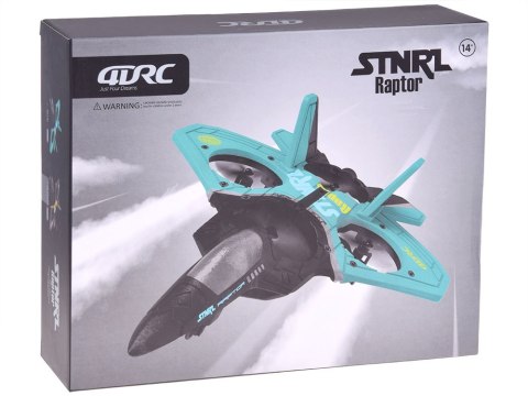JOKOMISIADA Zdalnie sterowany Dron Myśliwiec Raptor świecący quadcopter RC0726 NI
