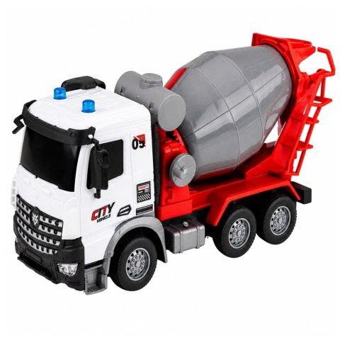 LEAN Toys Ciężarówka Betoniarka Zdalnie Sterowana RC Ruchoma Gruszka Światła 1:14
