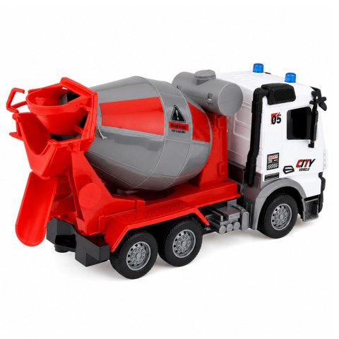 LEAN Toys Ciężarówka Betoniarka Zdalnie Sterowana RC Ruchoma Gruszka Światła 1:14
