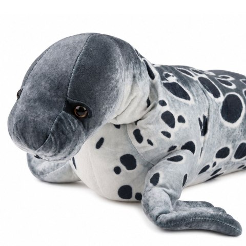 LEAN Toys Foka Pluszowa Maskotka Przytulanka Realistyczna Szara 50 cm