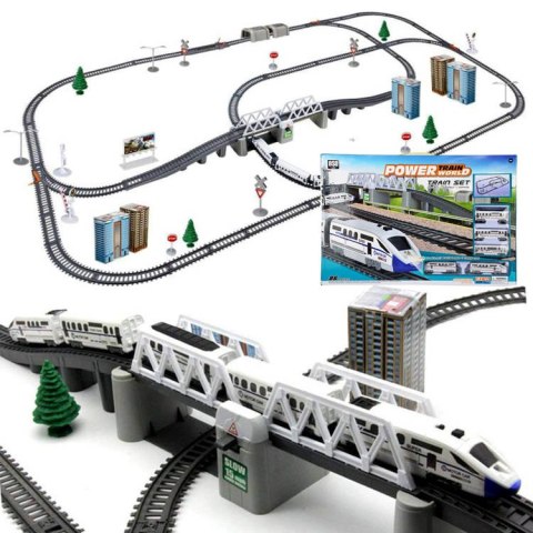 JOKOMISIADA Długa nowoczesna Kolejka elektryczna 914cm RC0464