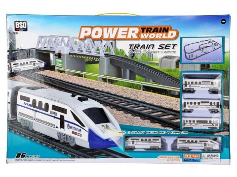 JOKOMISIADA Długa nowoczesna Kolejka elektryczna 914cm RC0464