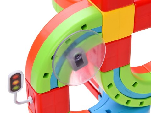 JOKOMISIADA KLOCKI MAGNETYCZNE Tor magnetyczny dla pociągów - 135ele kolejka DIY ZA6330